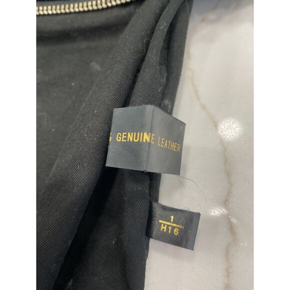 Rebecca Minkoff Avery Black Leather Crossbody Bag With Silver Chain Strap - Picture 7 of 7